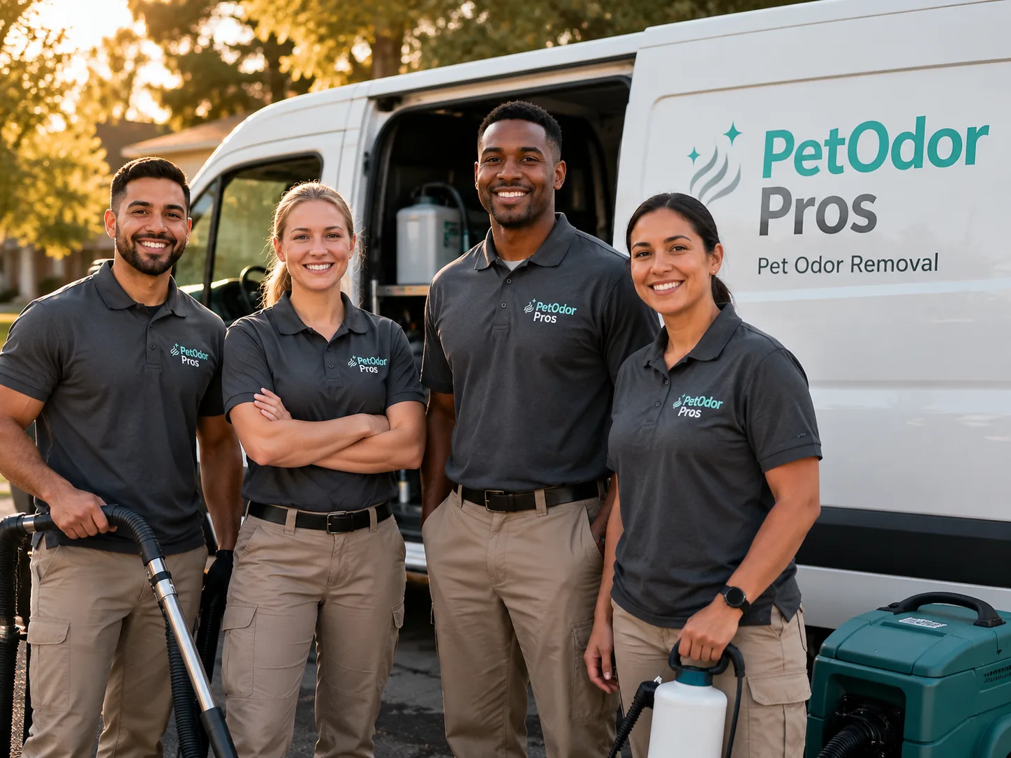 Pet Odor Removal team serving Justin, TX